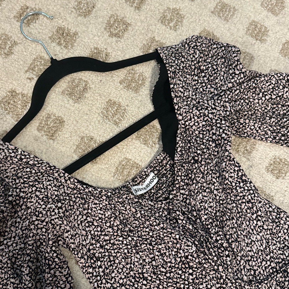 SISTERHOOD Floral Midi Dress